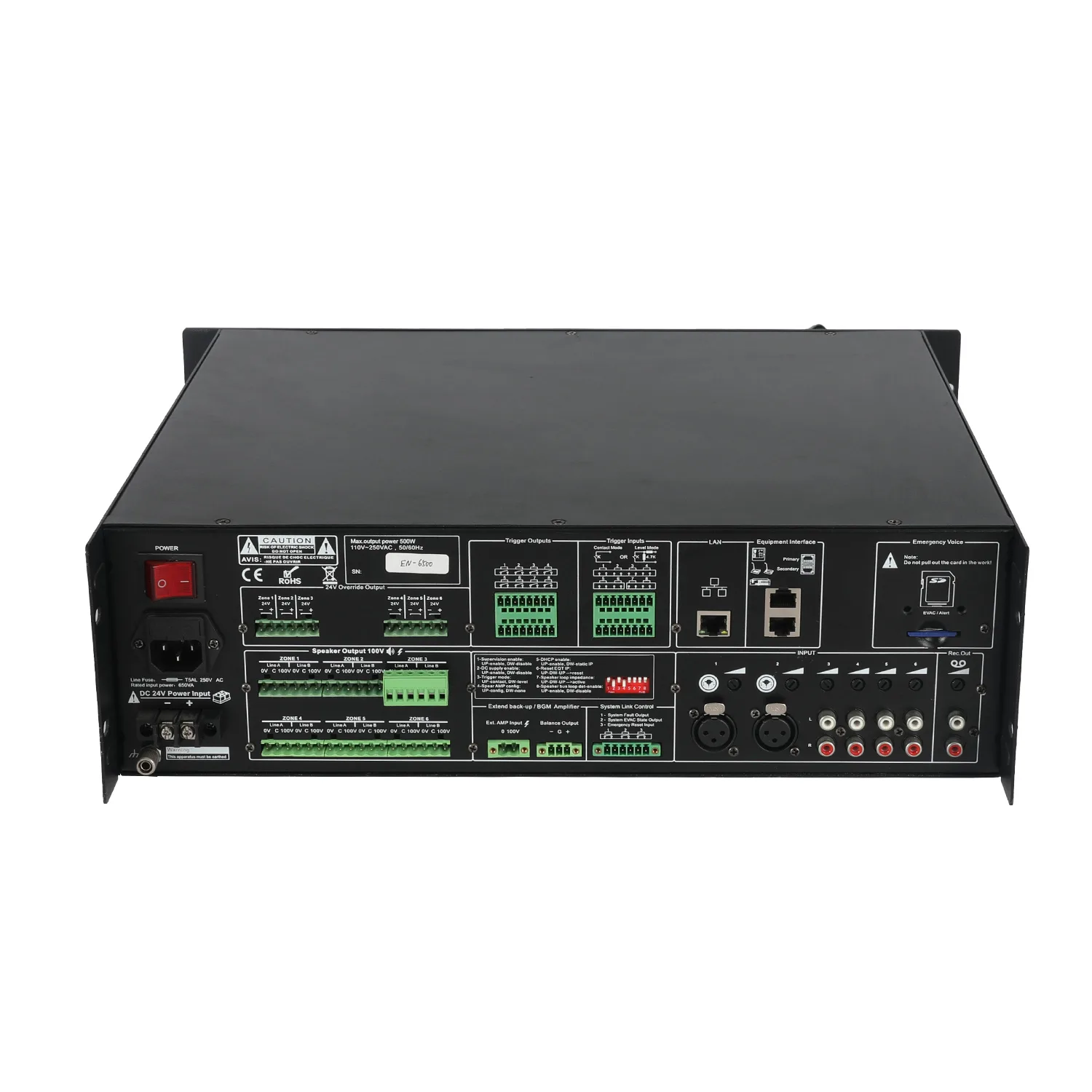 ECX-6500 Voice Alarm system controler 3