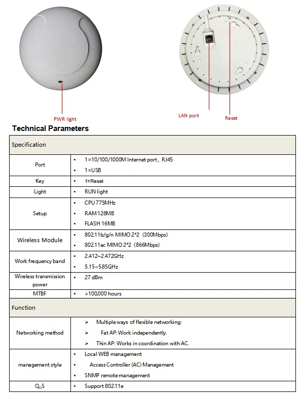 EC-6000R Wireless AP(5G) 3