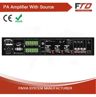 6 Zone 120W Mixer Amp with Mp3 & FM EC-120R 2