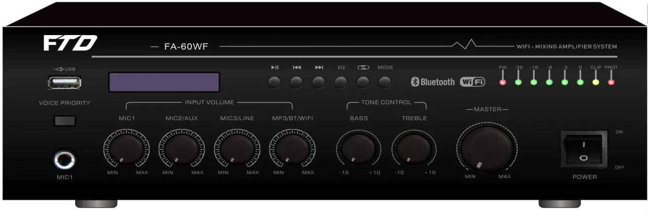 EC-120WF WIFI Mixer Amplifier