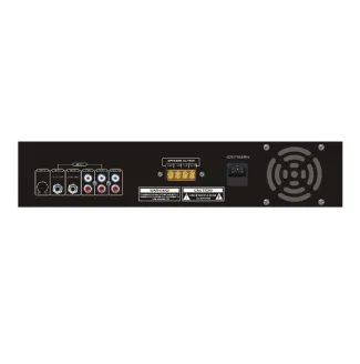 EC-240 240W Economy Mixer Amplifier 3 phone jack Mic 2 Aux 2