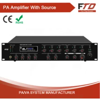 6 Zone 240W Mixer Amplifier with Mp3 & FM EC-240R
