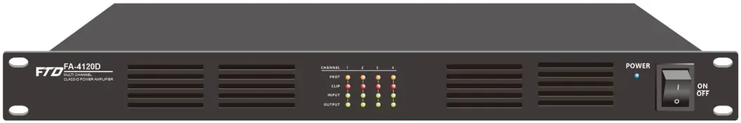 4X240W Class D power amplififer EC-4240D 4