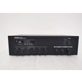 60W Compact Mixer Amplifier with Mp3 & FM 3 Mic 2 Aux EC-60E