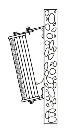 EC-120 4×2.5" 20-25W Outdoor Aluminum Column Speaker 2