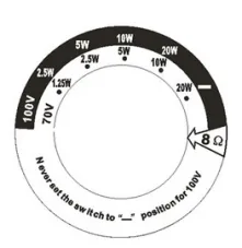 EC-340H 6.5" Frameless Coaxial Ceiling Speaker (5W/10W/20W/40W) 7