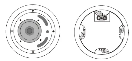 6" Coaxial Ceiling Speaker (5W/10W/20W/30W) EC-640PH 4