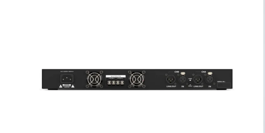 EC-2200 two channel professional power amplifier 2×200W 8ohms 2