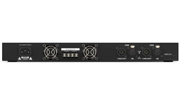 EC-2200 two channel professional power amplifier 2×200W 8ohms 4