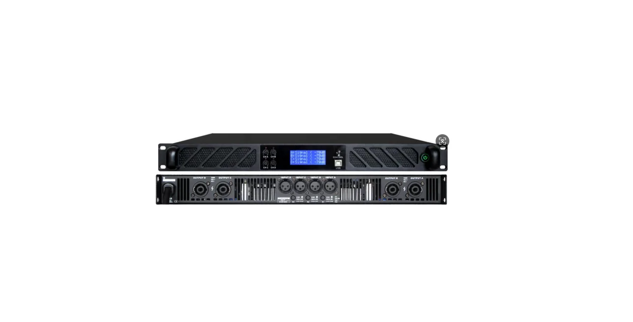 EC-41500DT Four Channel power amplifier DANTE+DSP
