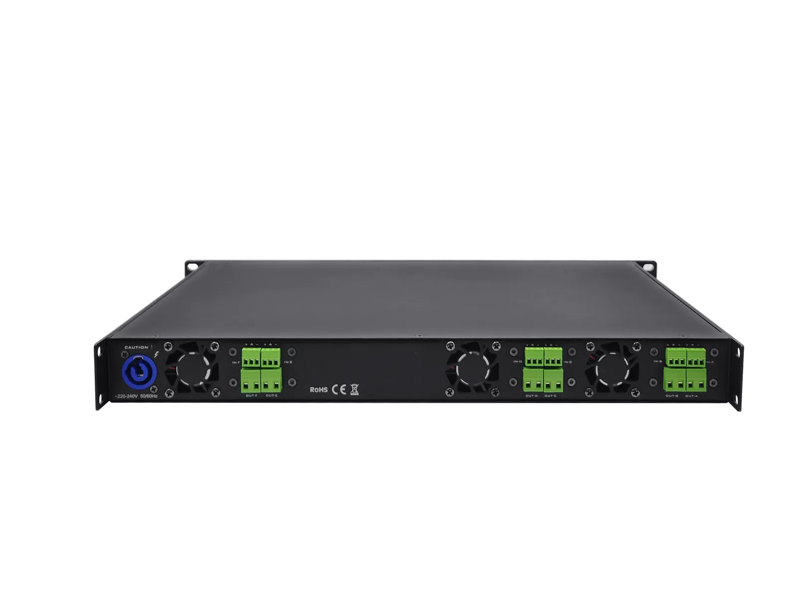 EC-6350 Professional Class-D Stereo Amplifier, 6×350W at 8Ω, 1U, class-D 5