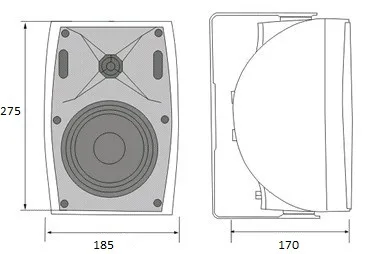 EC-530 30W Wall Mount Speaker 2