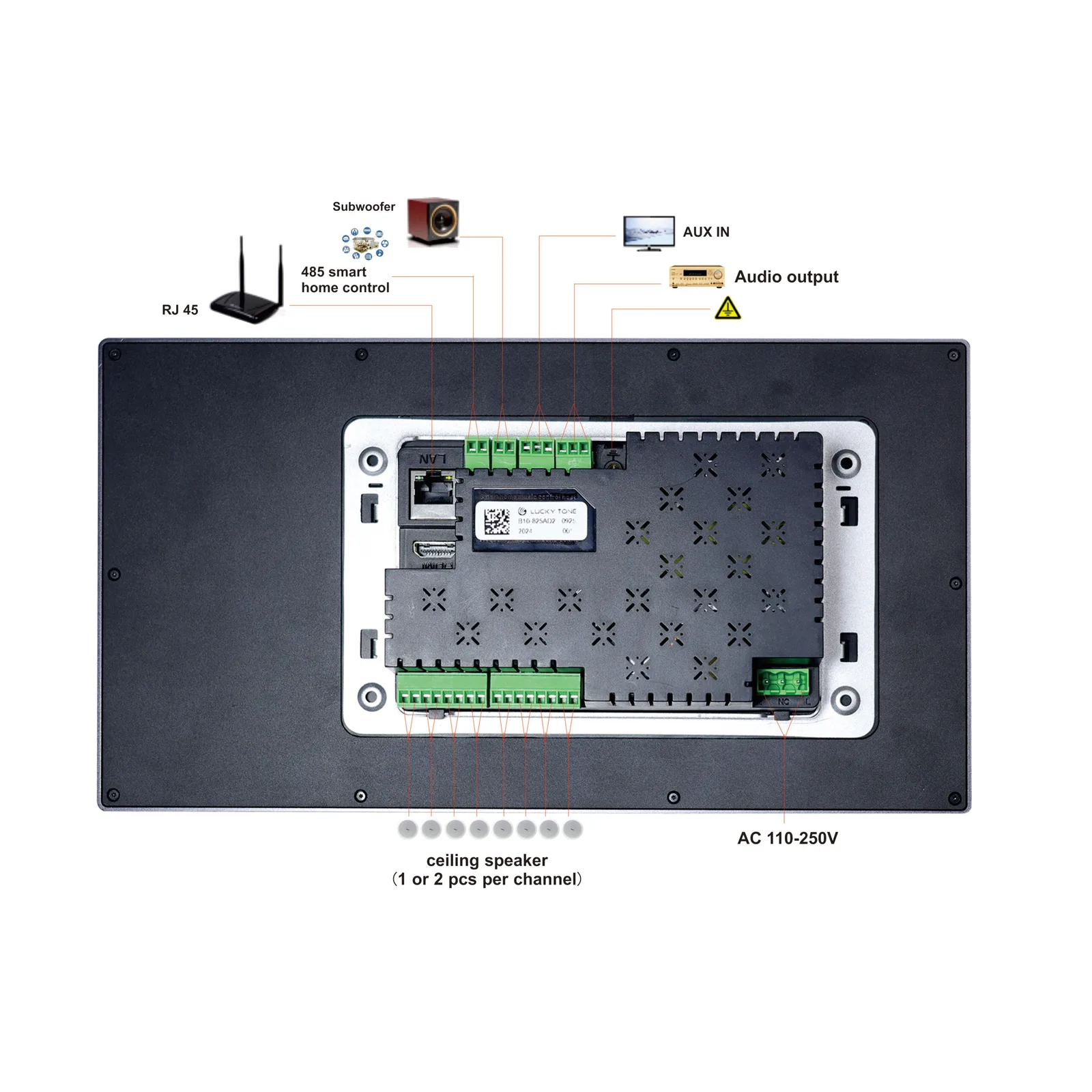 10-Inch Bluetooth Wall Amplifier 3