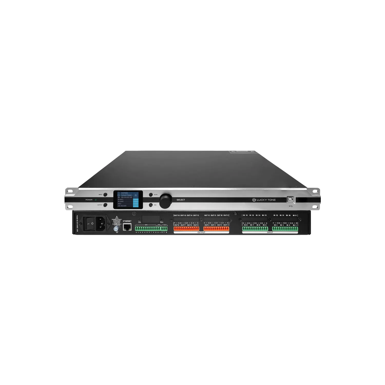 8 In 8 out DSP Audio Processor with AI Smart Function 2