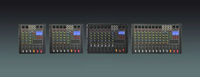 Audio Mixer Console