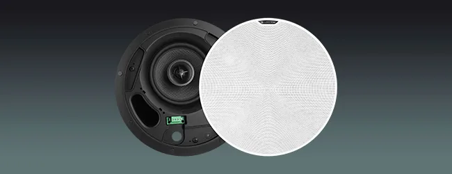 Coaxial Ceiling Speaker Rimless Front with Safety Wire