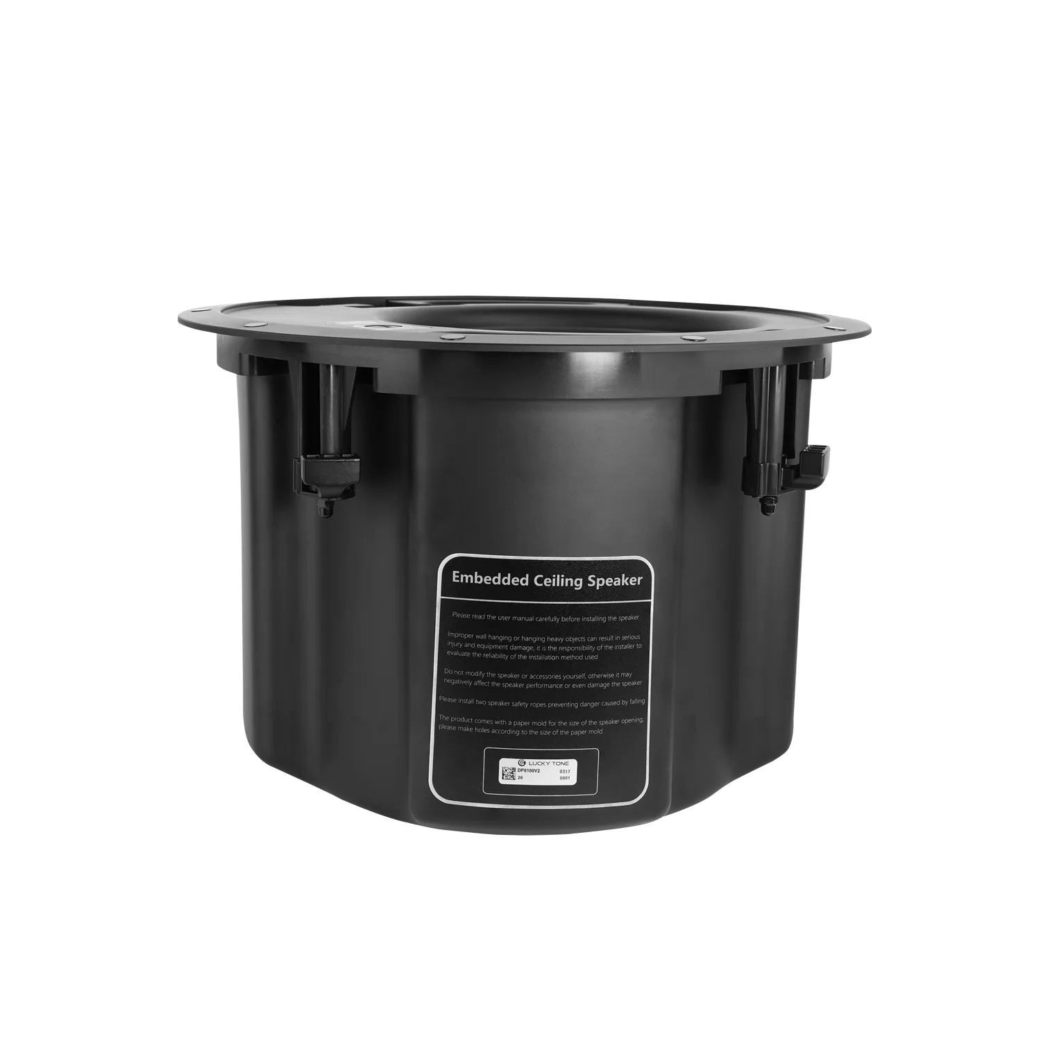 Coaxial Ceiling Speaker Rimless Front with Safety Wire 3
