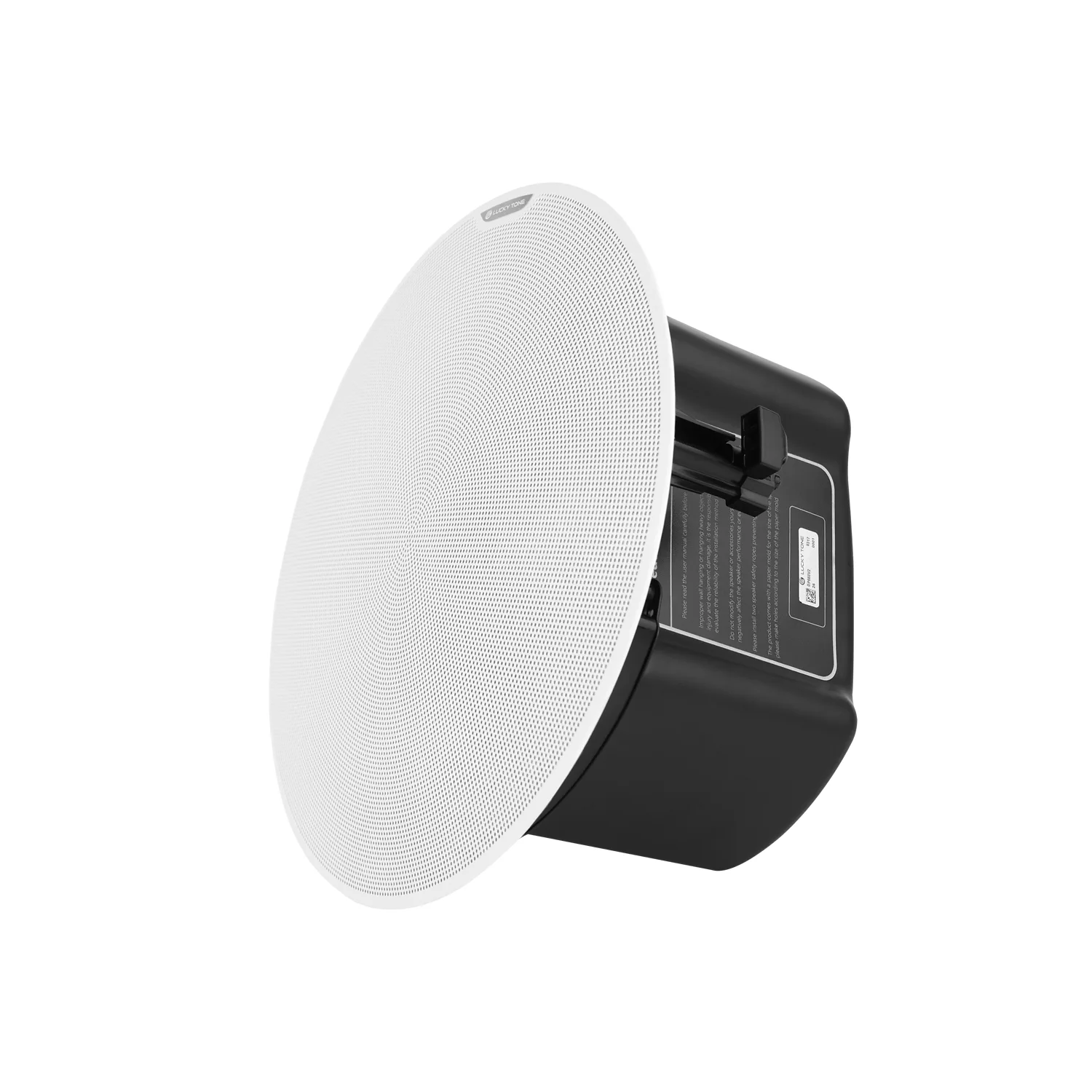 Coaxial Ceiling Speaker Rimless Front with Safety Wire 6