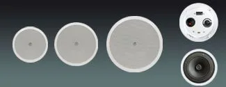 Coaxial Ceiling Speaker with Optional Dome