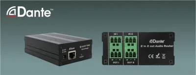 Dante 2-in 2-out Audio Transmitter