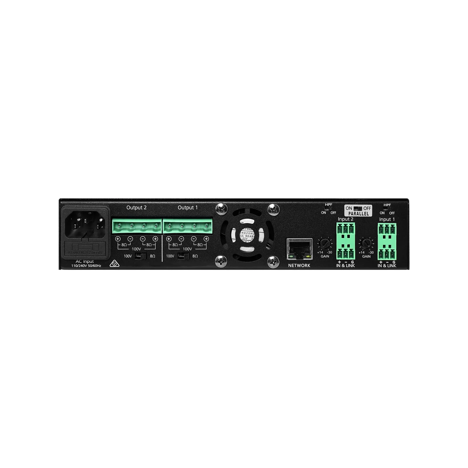 Dante Network Amplifier 2
