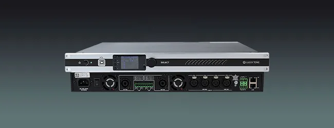 Mixer Power Amplifier with Dante and DSP