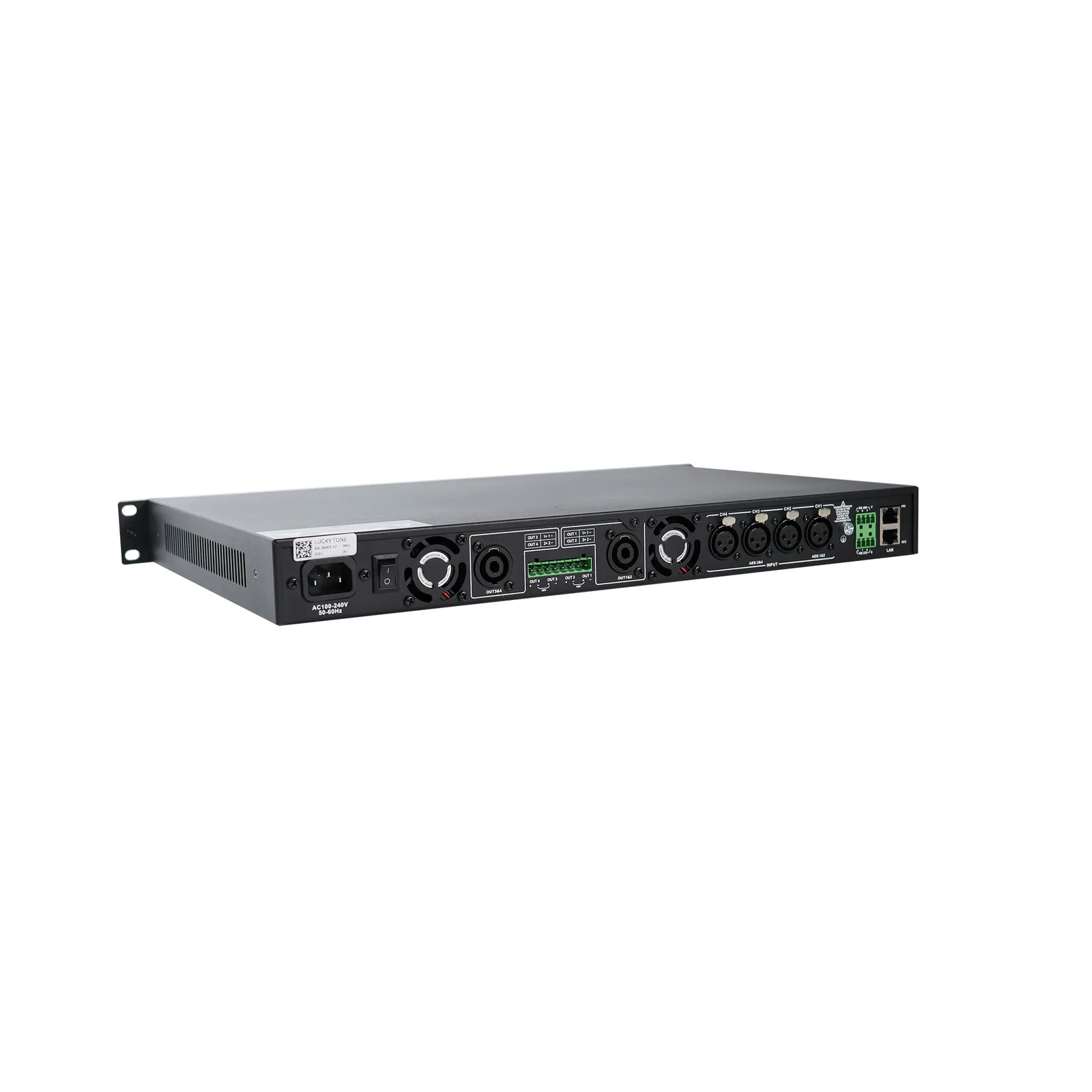 Mixer Power Amplifier with Dante and DSP 4