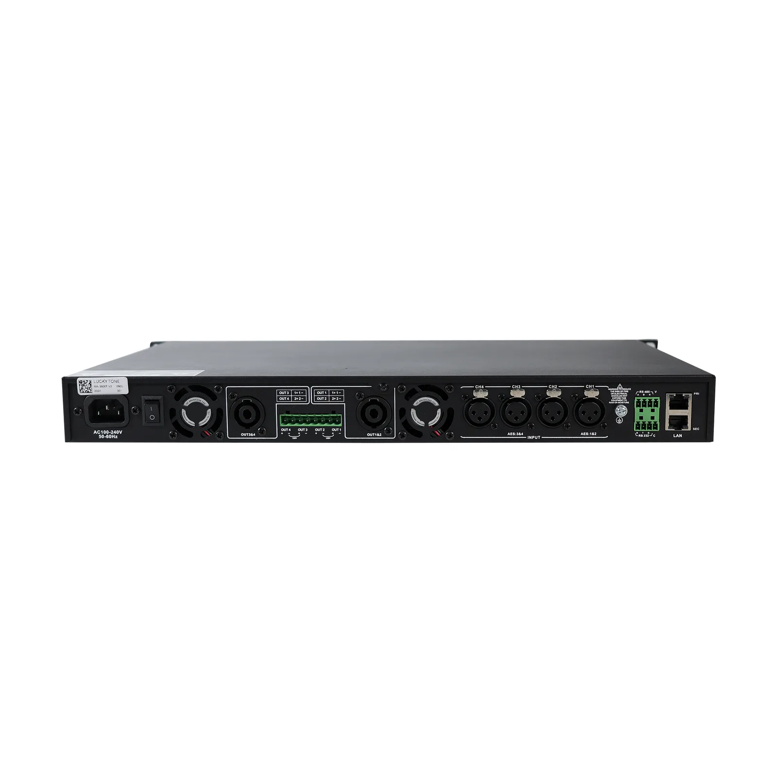 Mixer Power Amplifier with Dante and DSP 5