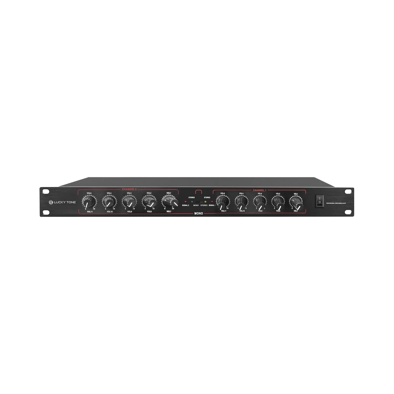 Signal Distributor, 2 inputs, 10 outputs 3