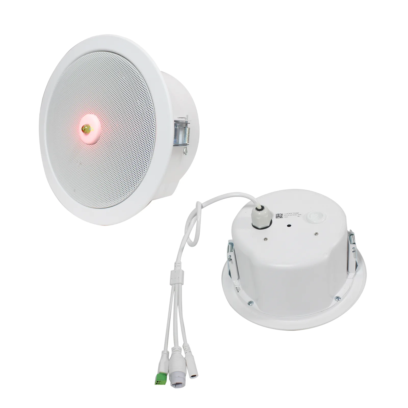 SIP Ceiling Speaker with Microphone and Light 4