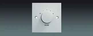 Square Volume Controller with 24VDC Override